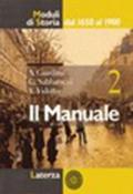 Moduli di storia. manuale vol. ii vol.2