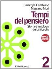 Tempi del pensiero. Con materiali per il docente. Per le Scuole superiori. Con espansione online