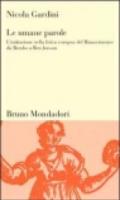 Le umane parole. L'imitazione nella lirica europea del Rinascimento da Bembo a Ben Jonson