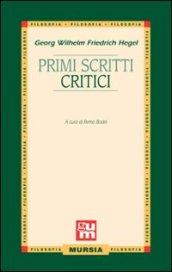 Primi scritti critici