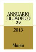Annuario filosofico 2013. 29.