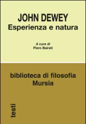 Esperienza e natura