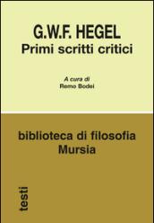 Primi scritti critici