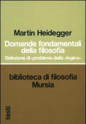 Domande fondamentali della filosofia. Selezione di problemi della logica