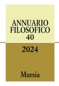Annuario filosofico (2024). Vol. 40