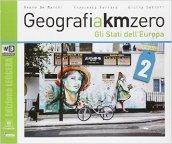 Geografia a km 0. Ediz. leggera. Per la Scuola media. Con DVD. Con e-book. Con espansione online vol.2