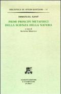 Primi principi metafisici della scienza della natura