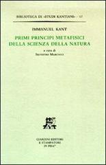 Primi principi metafisici della scienza della natura