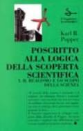 Poscritto alla logica della scoperta scientifica. 1.Il realismo e lo scopo della scienza