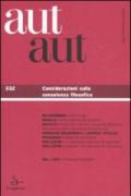 Aut aut. Ediz. illustrata. 332: Considerazioni sulla consulenza filosofica