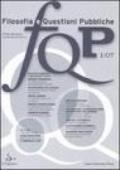 FQP. Filosofia e questioni pubbliche (2007). 1.