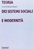 Teoria dei sistemi sociali e modernità