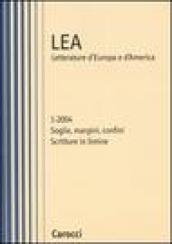 LEA. Letteratura d'Europa e d'America (2004): 1