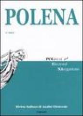 Polena. Rivista italiana di analisi elettorale (2004): 1