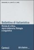 Bollettino di italianistica. Rivista di critica, storia letteraria, filologia e linguistica (2005)