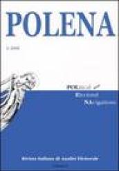 Polena. Rivista italiana di analisi elettorale (2006): 1