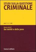 Studi sulla questione criminale (2006). Vol. 2