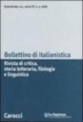 Bollettino di italianistica. Rivista di critica, storia letteraria, filologia e linguistica (2006)