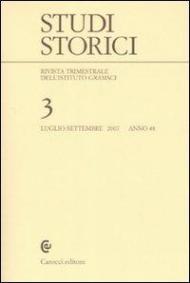 Studi storici (2007). Vol. 3