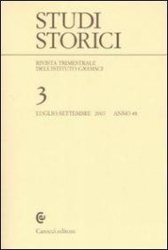 Studi storici (2007). Vol. 3