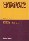 Studi sulla questione criminale (2008). Vol. 2