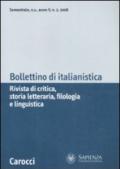 Bollettino di italianistica. Rivista di critica, storia letteraria, filologia e linguistica (2008). 2.