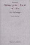 Stato e poteri locali in Italia. Dal 1848 ad oggi