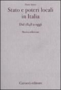 Stato e poteri locali in Italia. Dal 1848 ad oggi