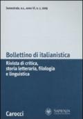 Bollettino di italianistica. Rivista di critica, storia letteraria, filologia e linguistica (2009)