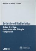 Bollettino di italianistica. Rivista di critica, storia letteraria, filologia e linguistica (2009)