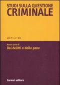 Studi sulla questione criminale (2010)