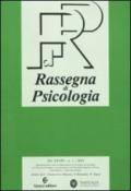 Rassegna di psicologia (2011): RASSEGNA DI PSICOLOGIA 1 2011