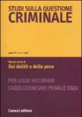 Studi sulla questione criminale (2011)