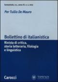 Bollettino di italianistica. Rivista di critica, storia letteraria, filologia e linguistica (2012)