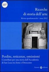 Ricerche di storia dell'arte (2012): 107