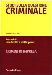 Studi sulla questione criminale (2013)