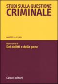 Studi sulla questione criminale (2013)