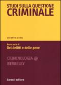 Studi sulla questione criminale (2013)