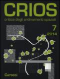 Crios. Critica degli ordinamenti spaziali (2014): 7