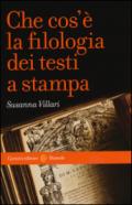 Che cos'è la filologia dei testi a stampa