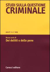 Studi sulla questione criminale (2015)