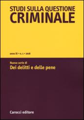 Studi sulla questione criminale (2016)