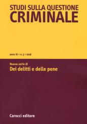 Studi sulla questione criminale (2016): 3