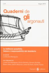 Quaderni de «Gli argonauti» (2016): 31