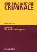 Studi sulla questione criminale (2017): 1-2