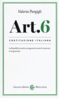 Costituzione italiana: articolo 6