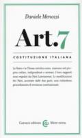 Costituzione italiana: articolo 7