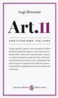 Costituzione italiana: articolo 11