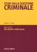 Studi sulla questione criminale (2018)