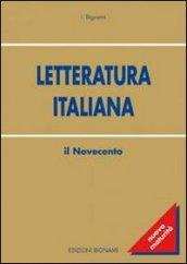 Letteratura italiana. Il Novecento